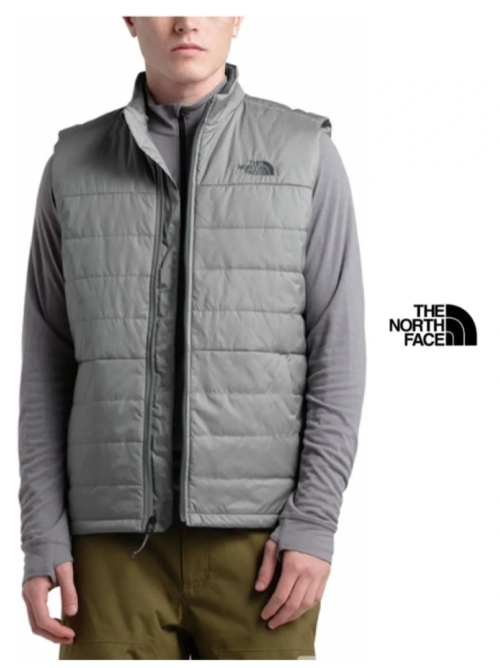 LIKE NEW!  The North Face Bombay Vest - Men's in grey (M)